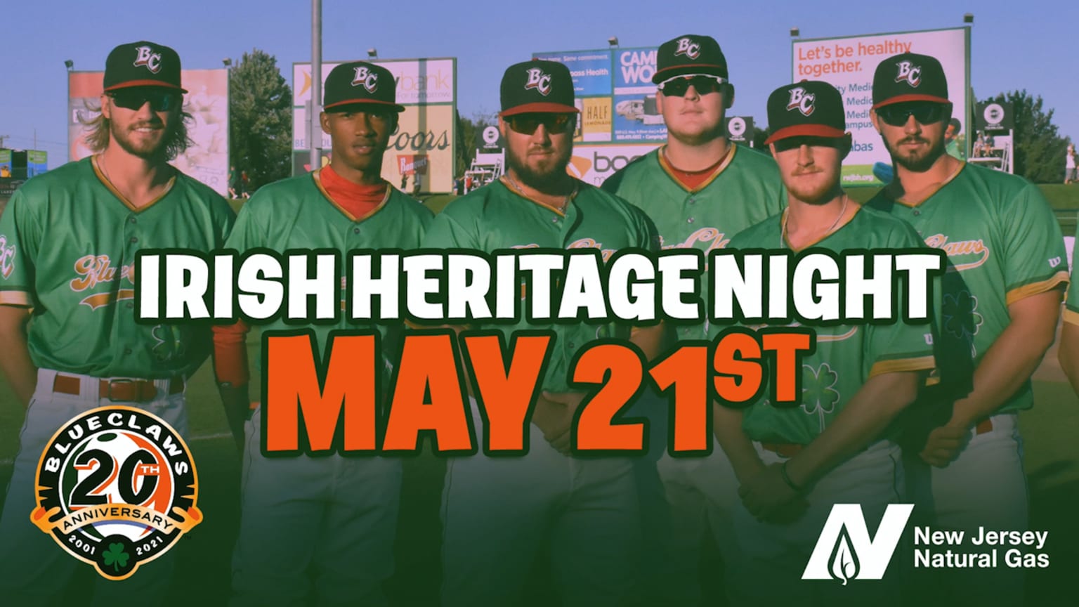 Irish Heritage Night 03/18/2021 BlueClaws