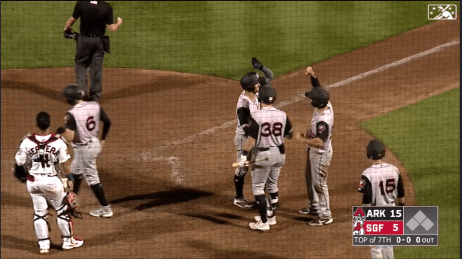 Larsen Hits Slam To Cap 7 RBI Day 07 29 2021 MiLB