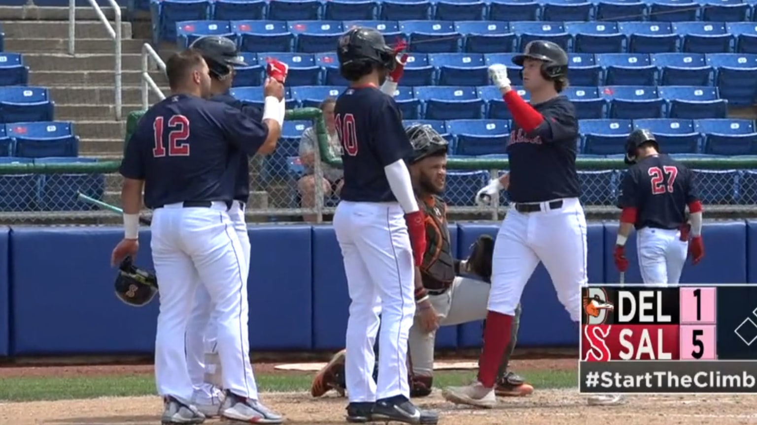Jordan Hits Three run Homer 06 14 2022 MiLB
