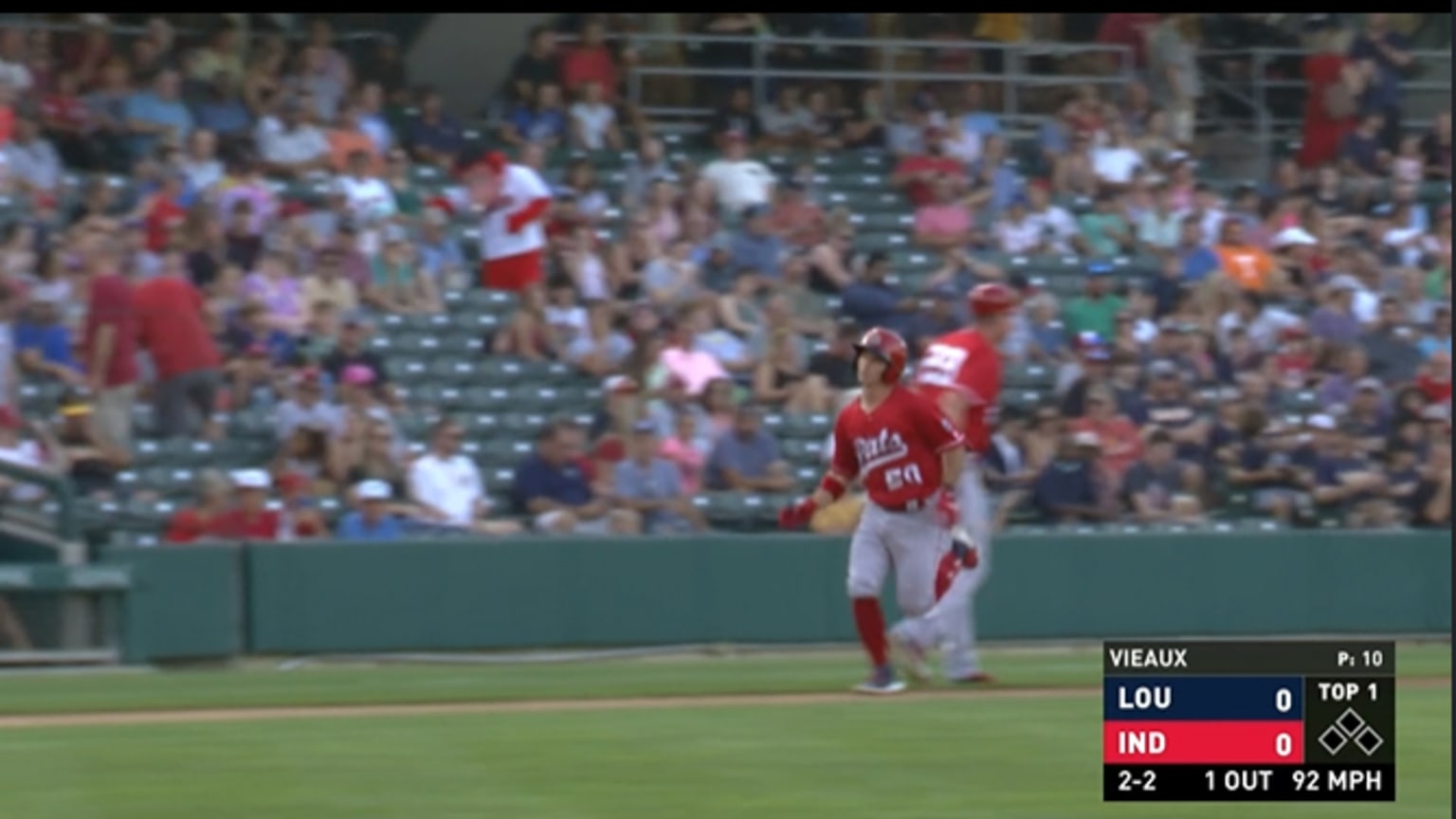 Napoli's broken-bat solo homer, 03/30/2015