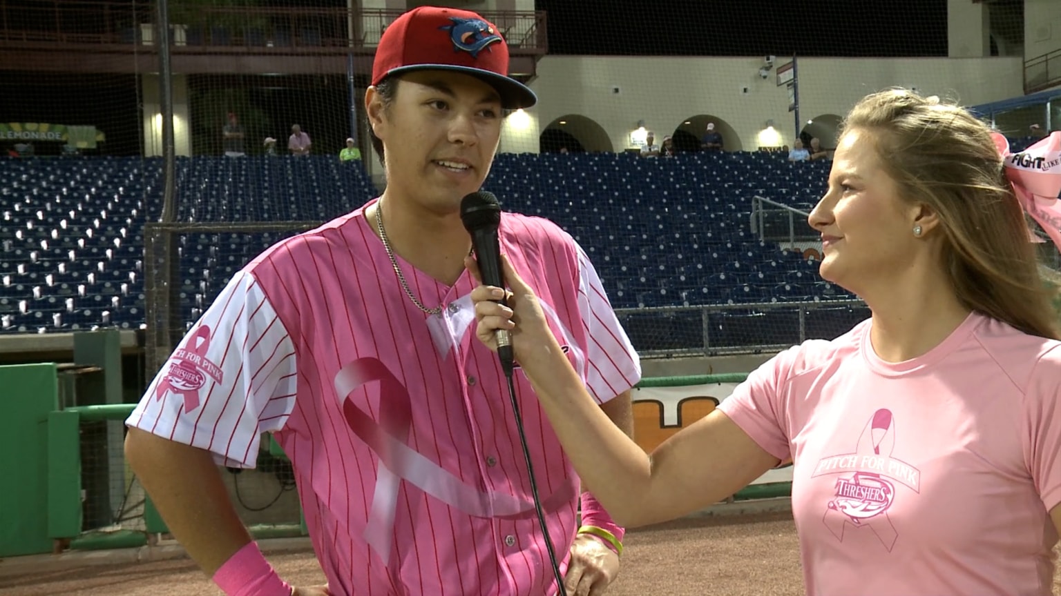 BOSTON RED SOX Girls' Pink Jersey