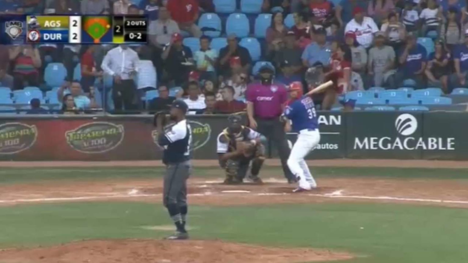 AGS vs DUR Homerun Dustin Geiger | 08/06/2018 | MiLB.com