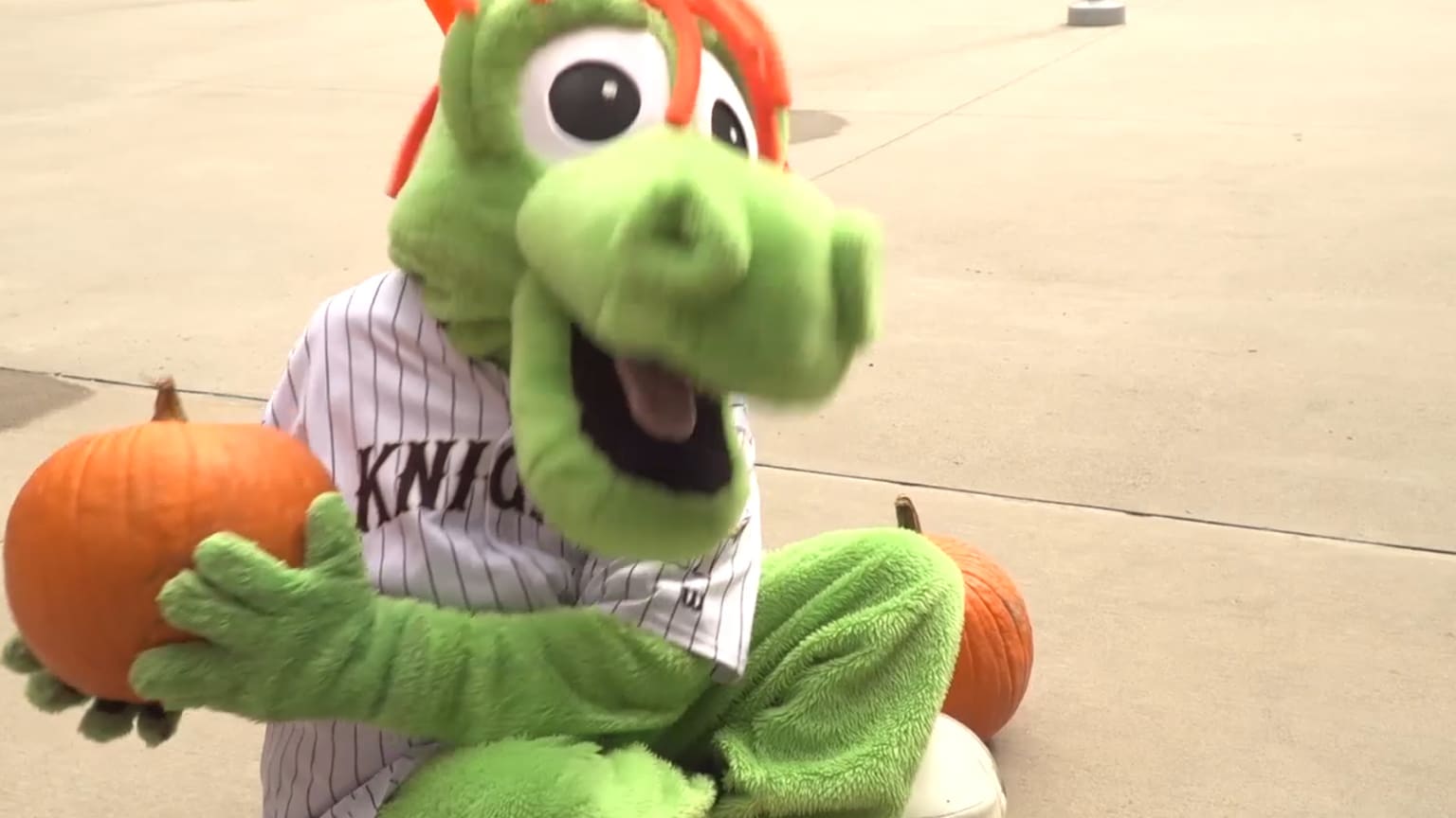 Charlotte Knights mascot Homer, Sox Machine