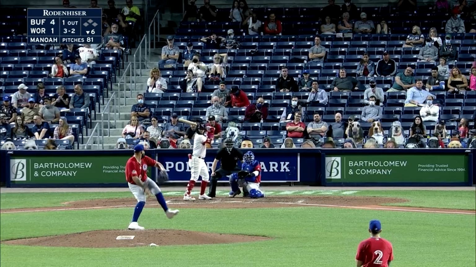 Manoah breaking bats 05/20/2021 Bisons