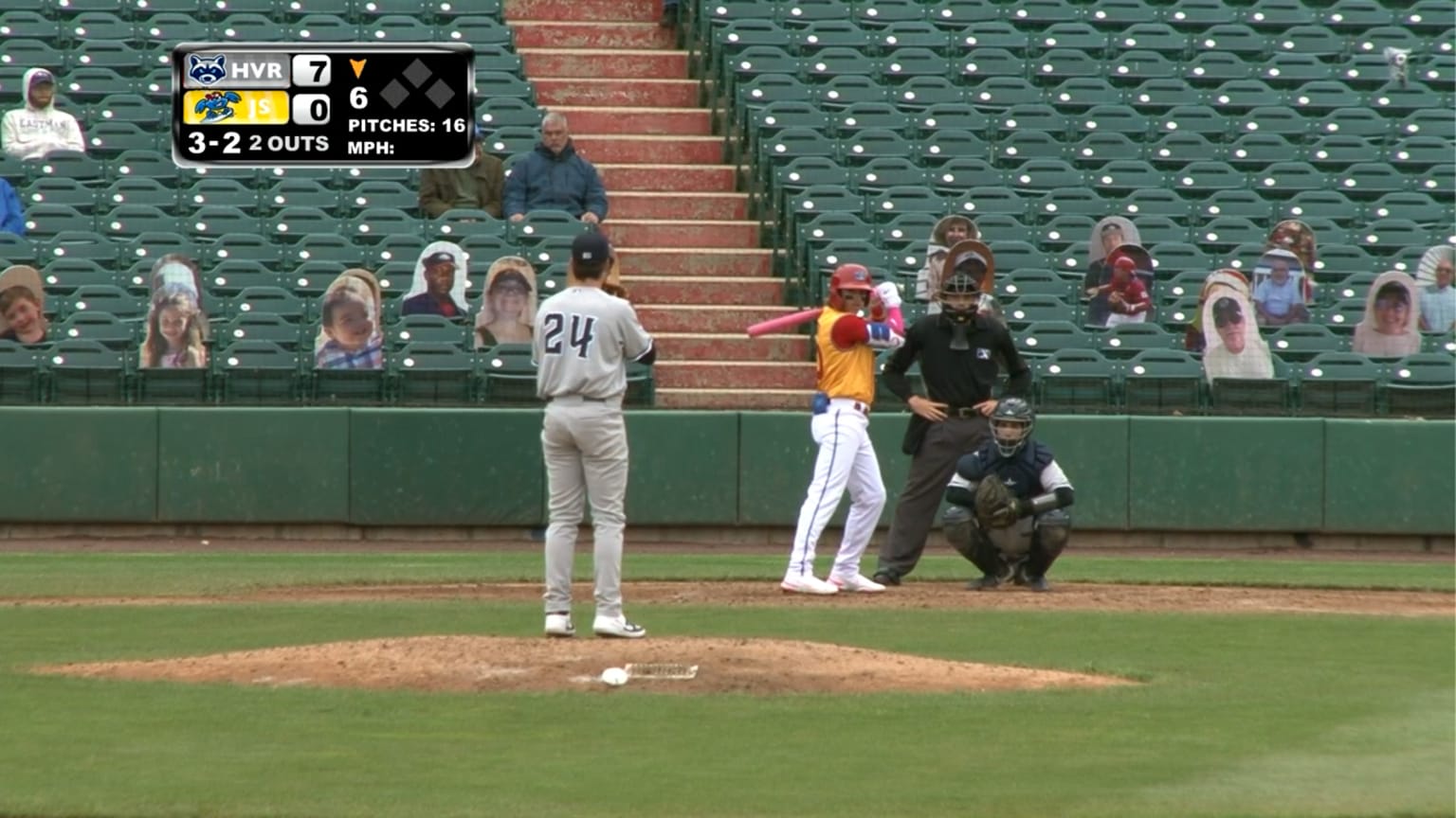 Stott hits a shot to center, 05/09/2021