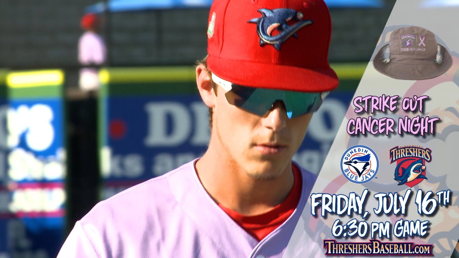 Clearwater Threshers Strike Out Cancer Night July 16