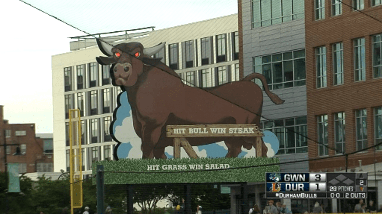 Haley homers off Durham's Bull 05/11/2022 Bulls