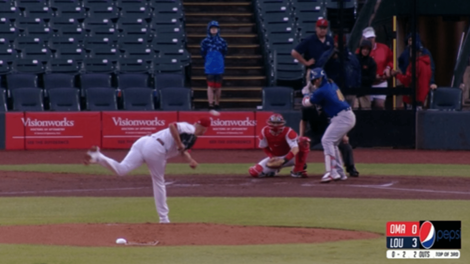 Minor throws immaculate inning 05/28/2022