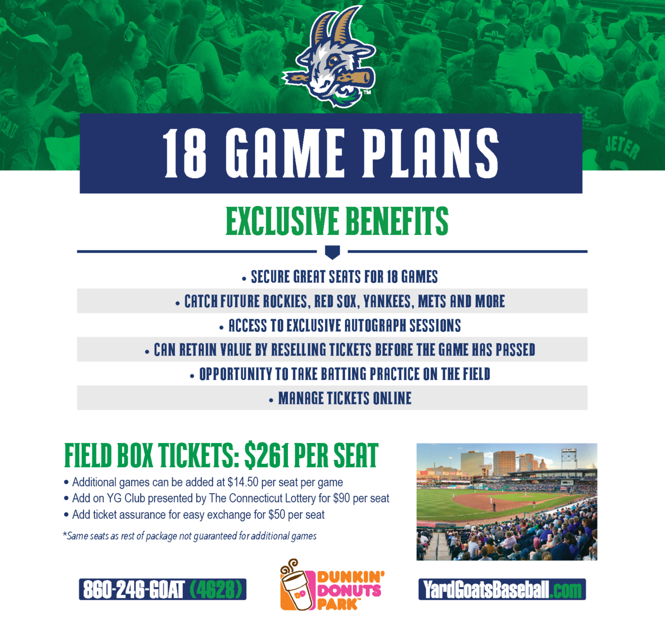 18 Game Plans Yard Goats