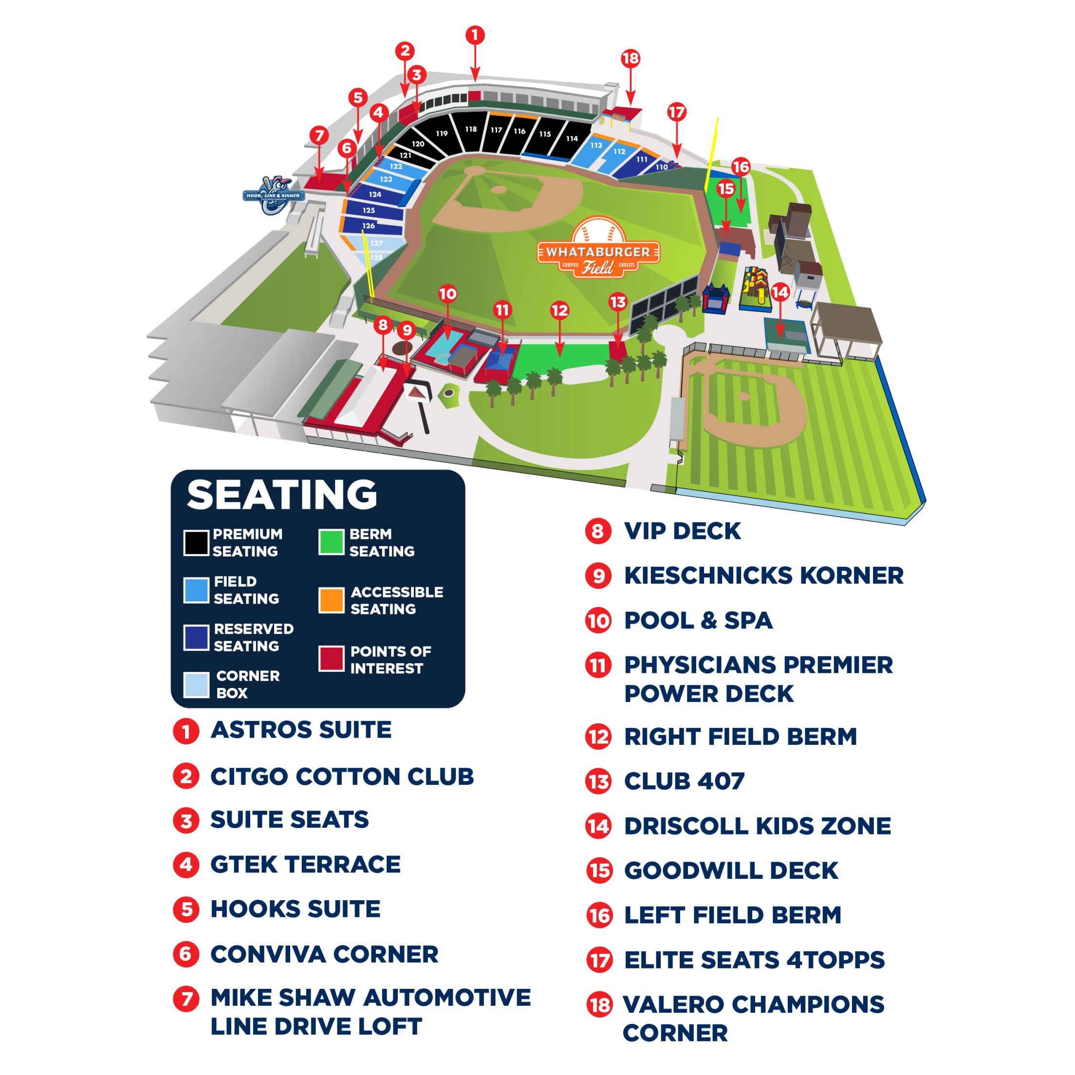 Whataburger Field Seating Chart