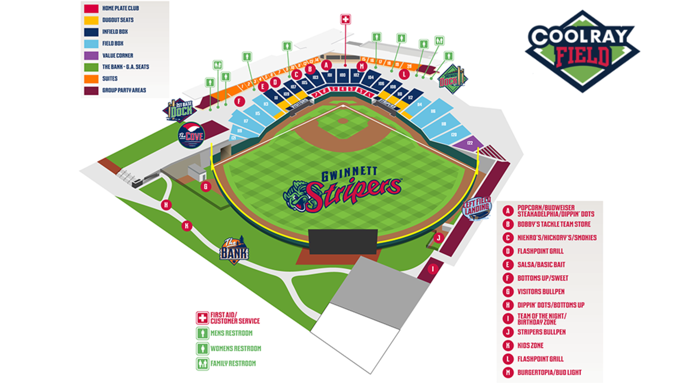Coolray Field Seating Chart Stripers