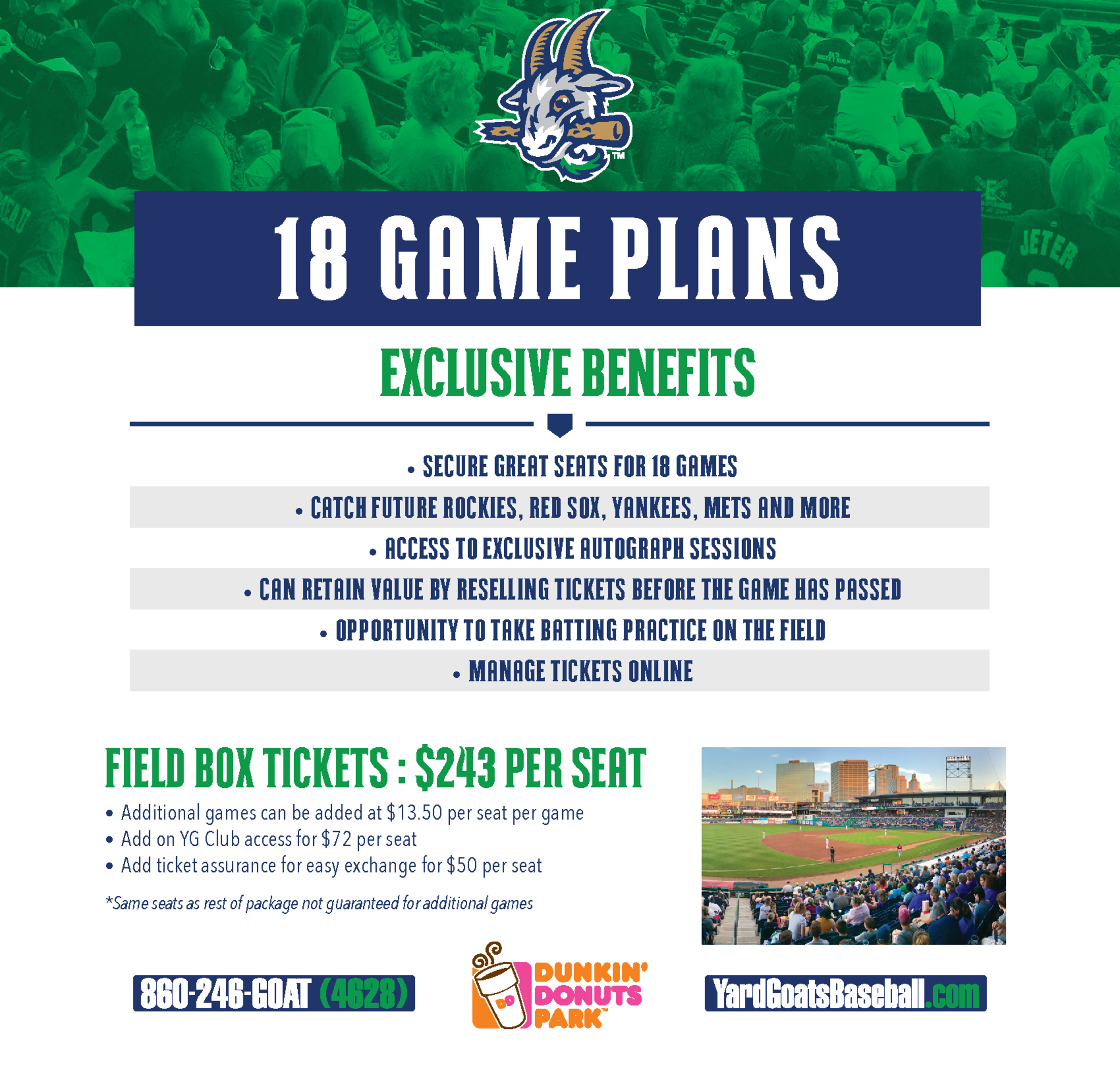18 Game Plans Yard Goats