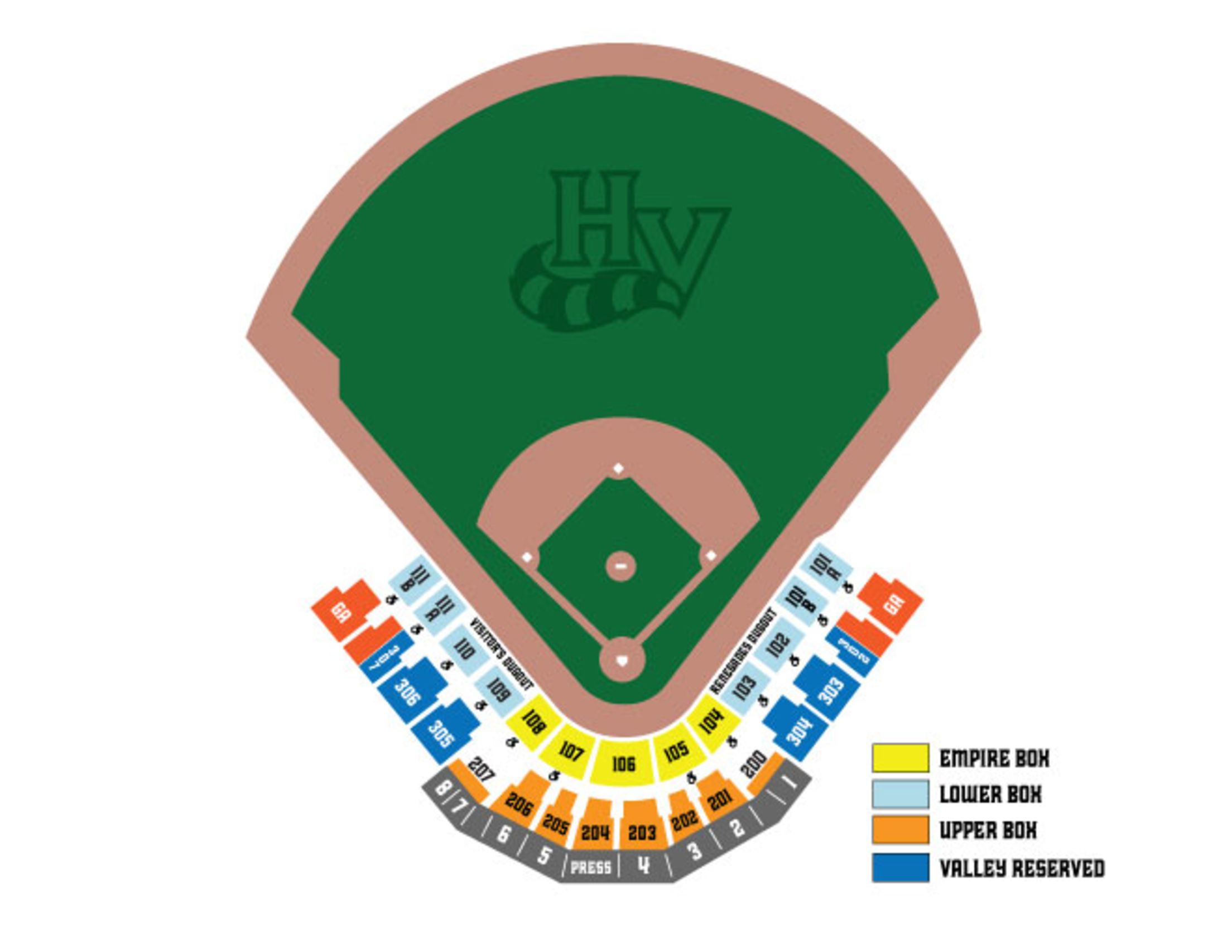 Renegades Stadium Seating Chart