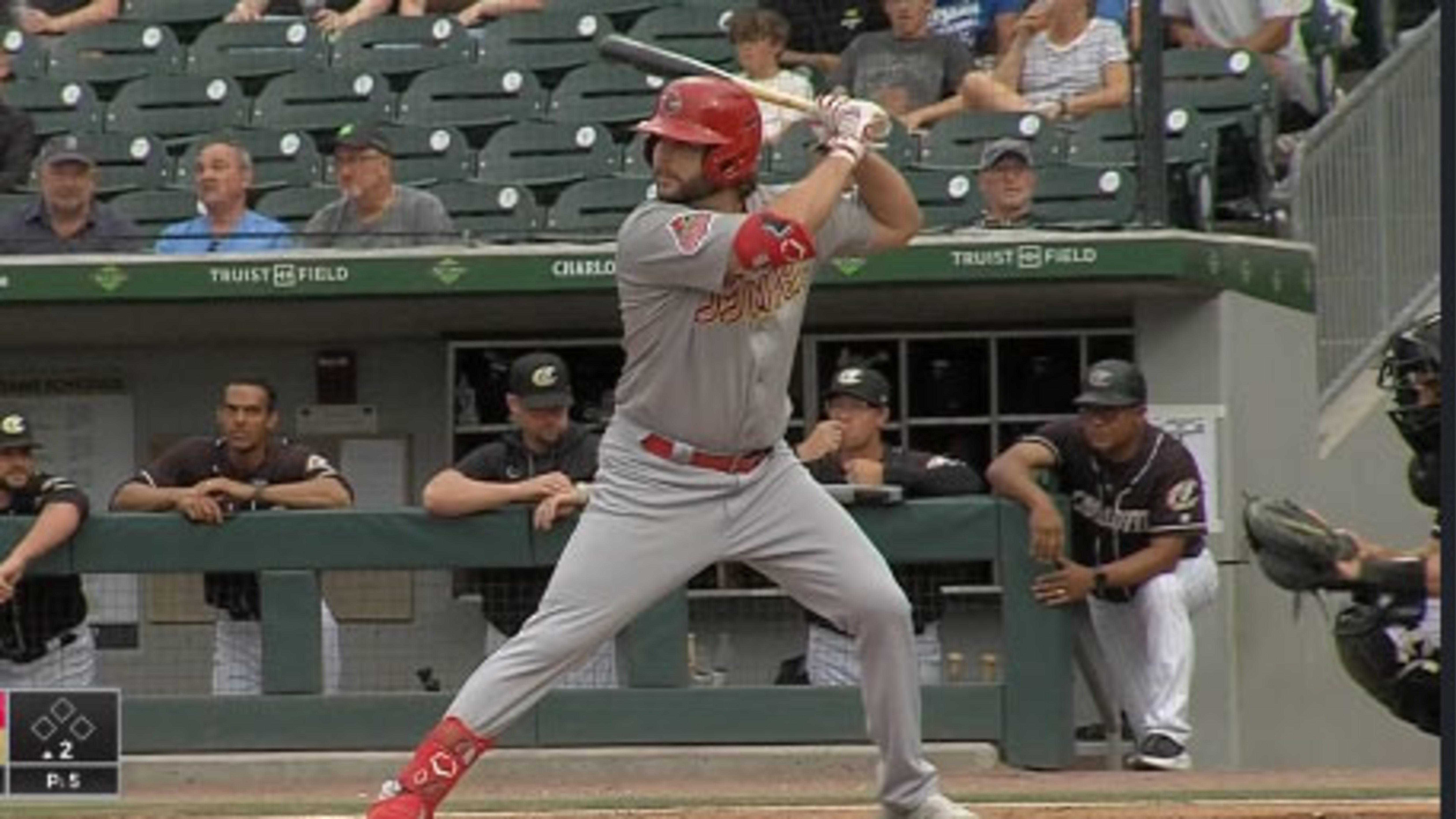 Alec Burleson makes big catch, hits home run in Game 2