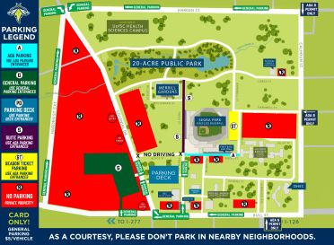 Segra Park Parking Information | Fireflies