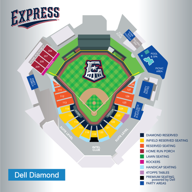 Round Rock Express Seating Chart Express