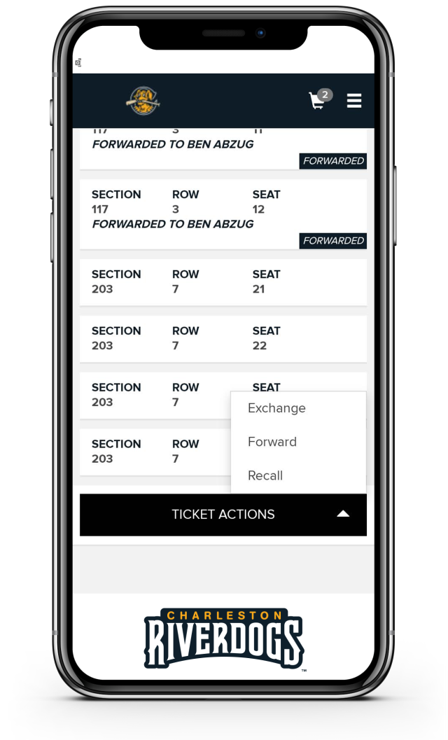 Digital Ticket Guide RiverDogs