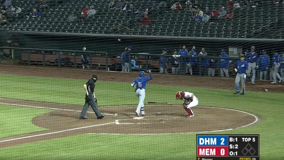 Wander Franco hits first Triple-A home run