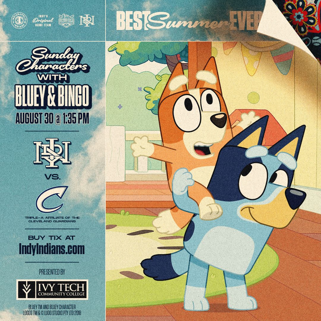 Sunday Characters with Bluey and Bingo