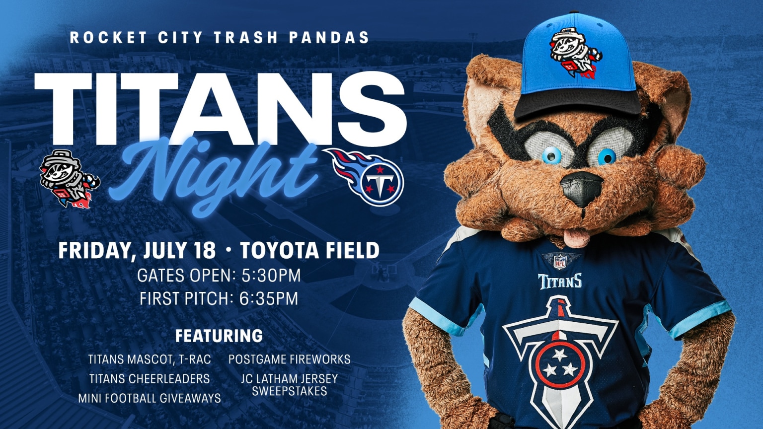 Rocket City Trash Pandas | MiLB.com