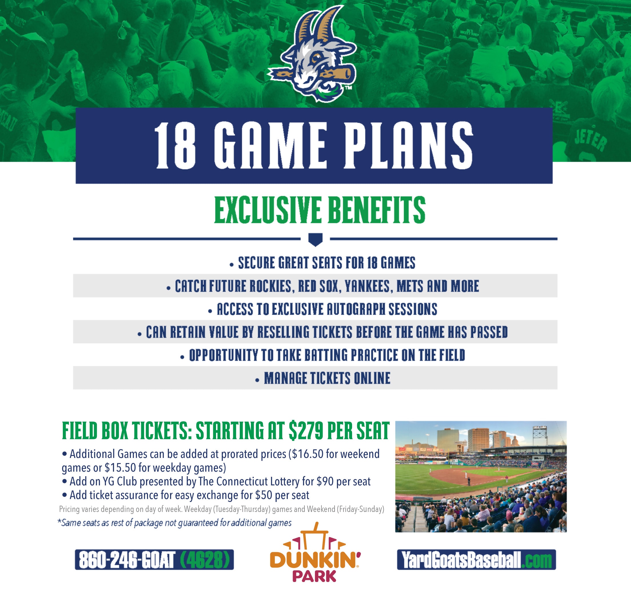 18 Game Plans | Yard Goats