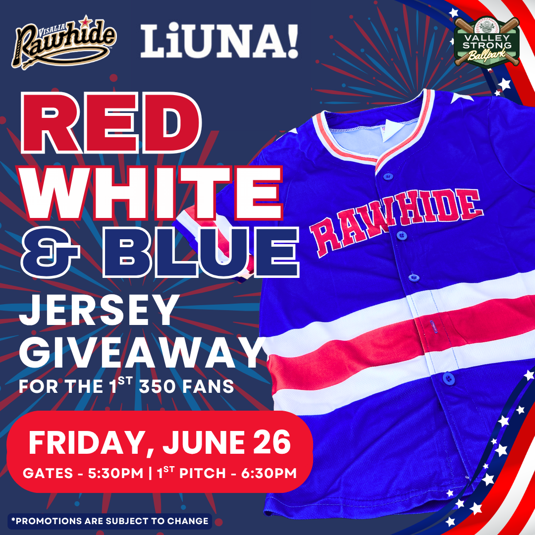Patriotic replica jersey giveaway - presented by LiUNA! Local 294