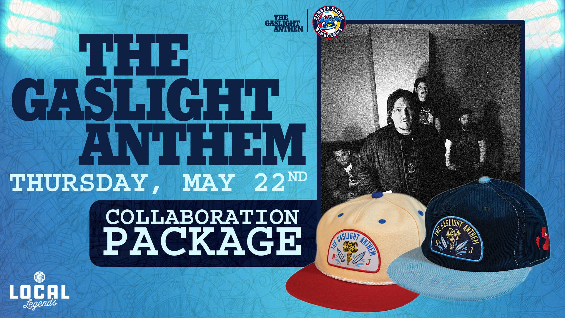 The Gaslight Anthem Ticket & Merch Package