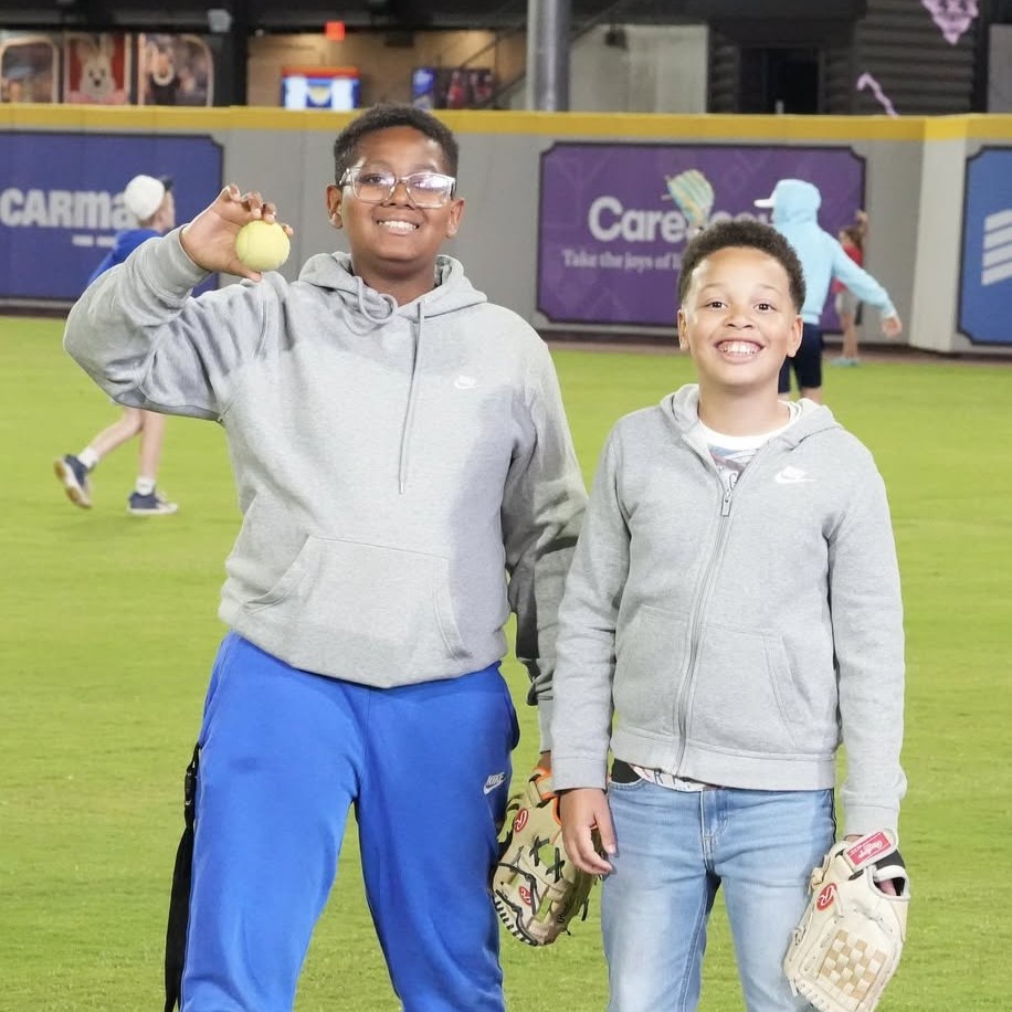 Post-Game Catch on the Field