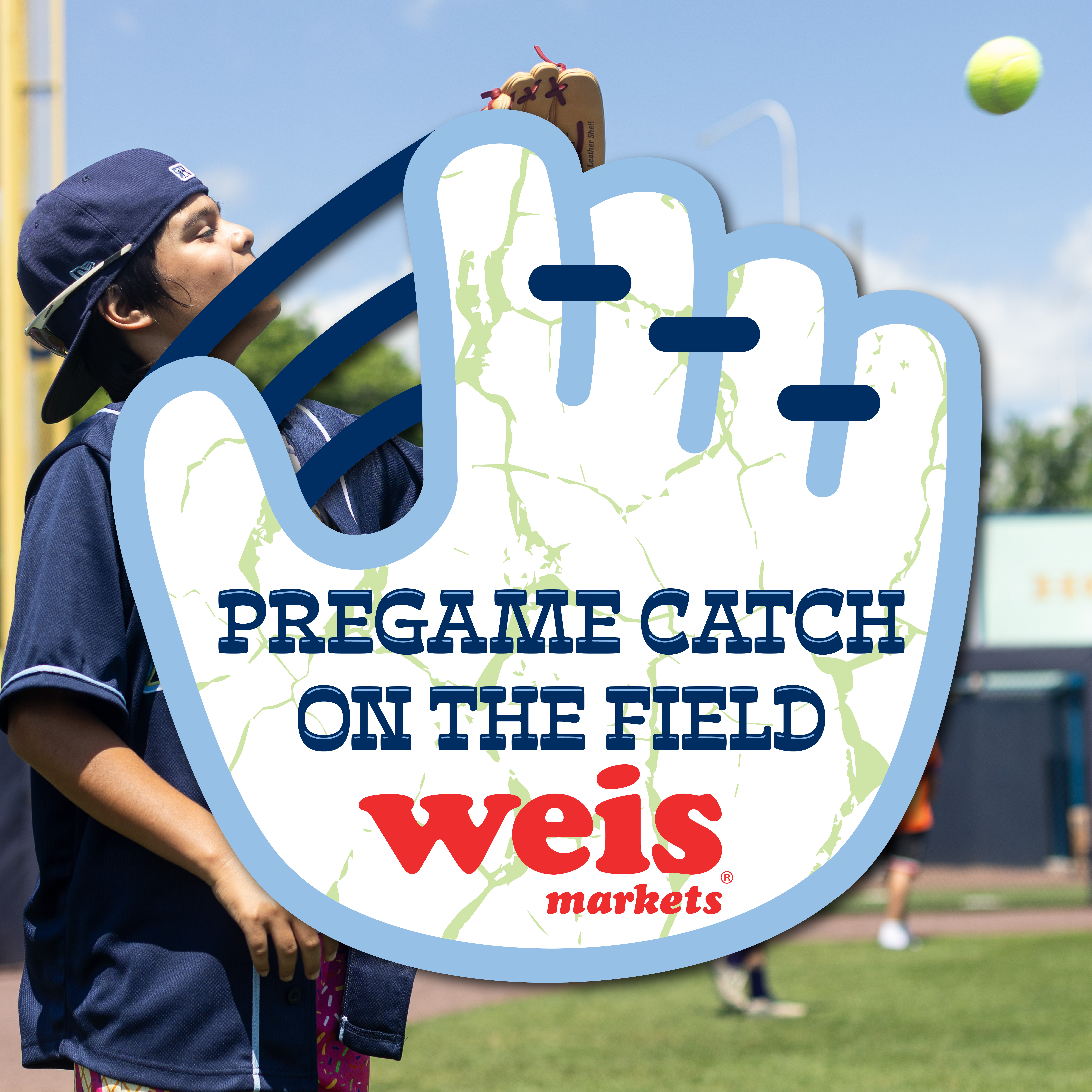 Pre-Game Catch on the Field