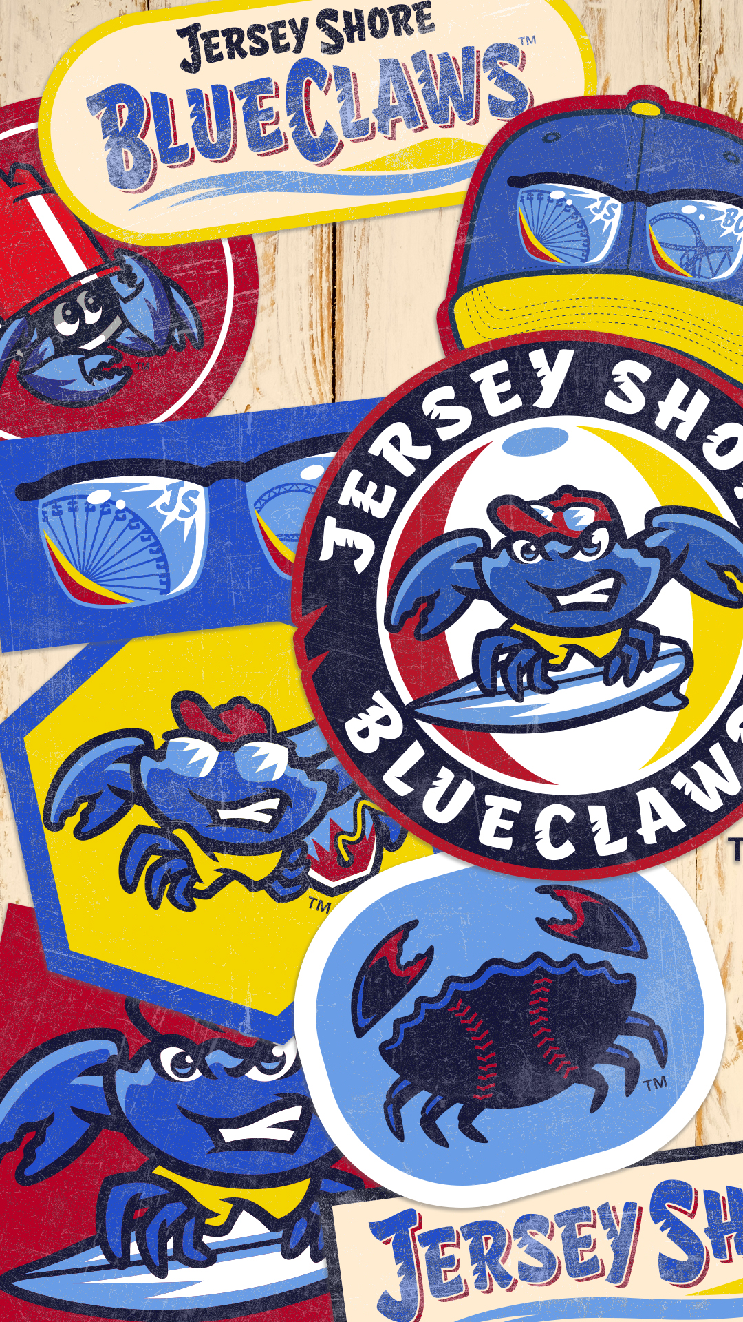 Jersey Shore BlueClaws Wallpaper