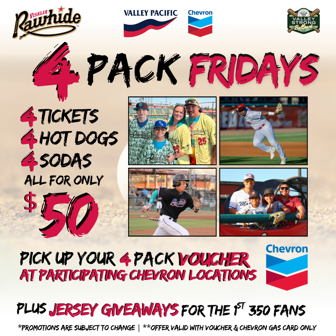 4-Pack Friday - presented by Valley Pacific Petroleum & Chevron