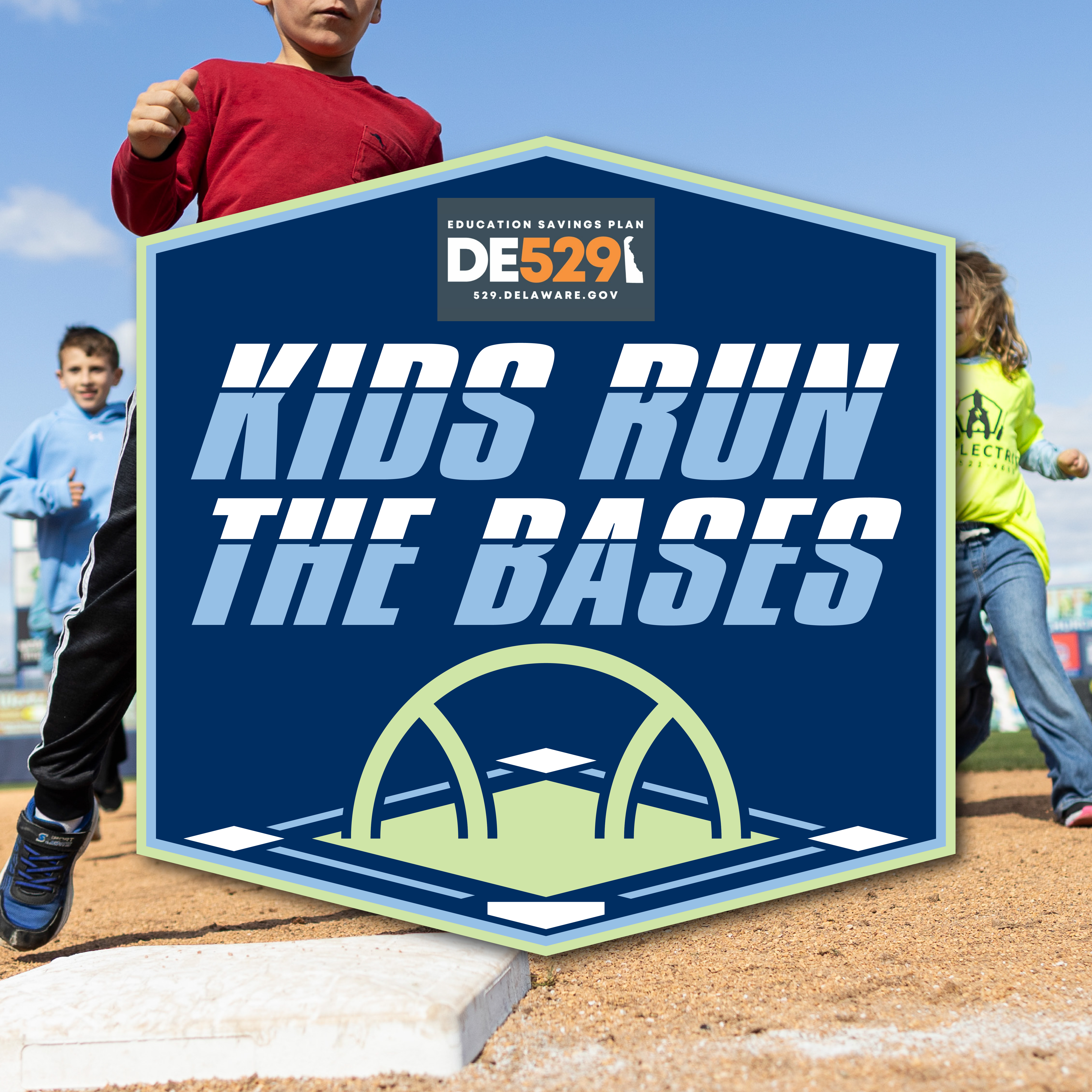 Post-Game Kids Run the Bases