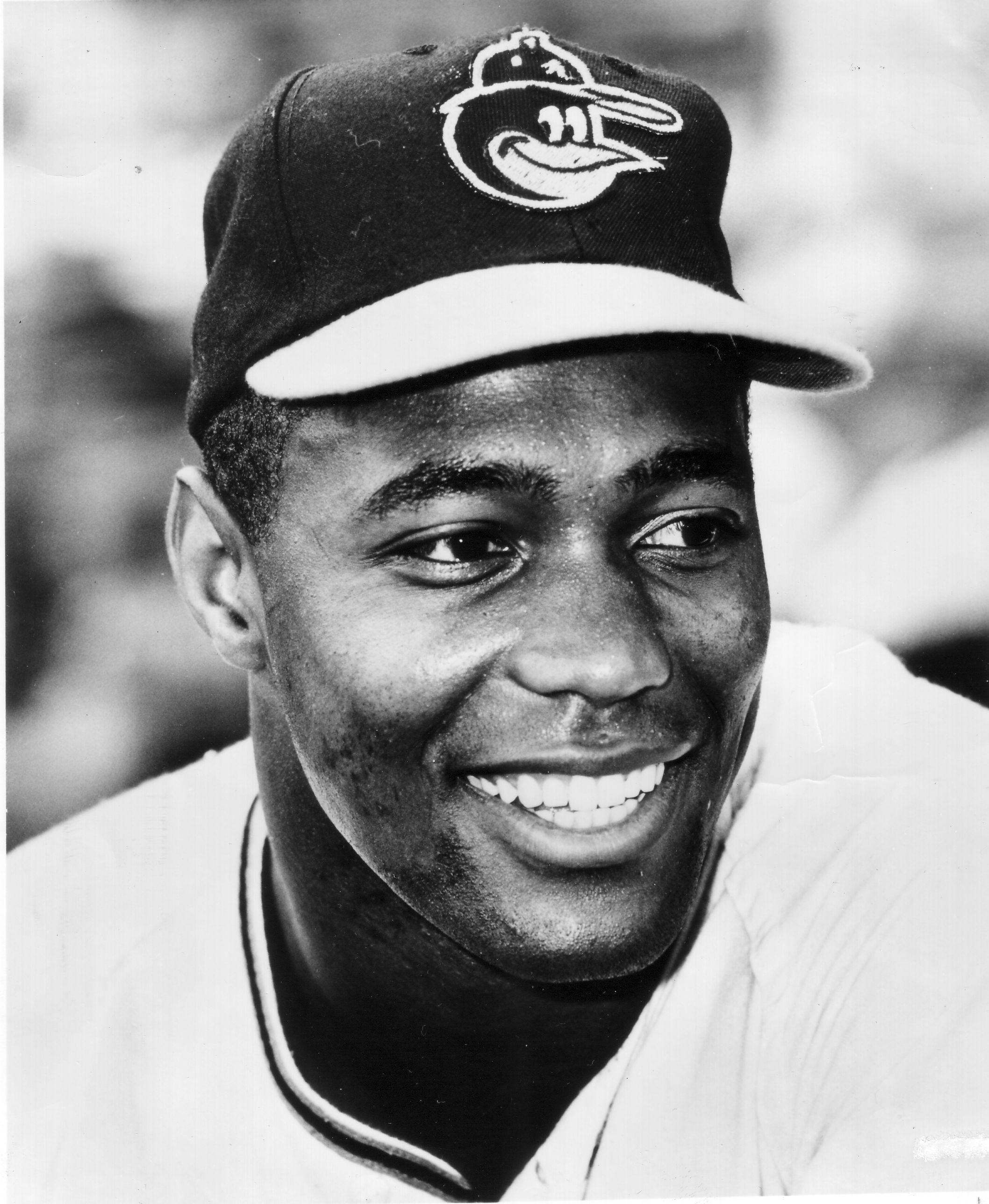 Dave May, pictured in an Orioles cap, played for Rochester from 1966–68 and became a Milwaukee All-Star in 1973.