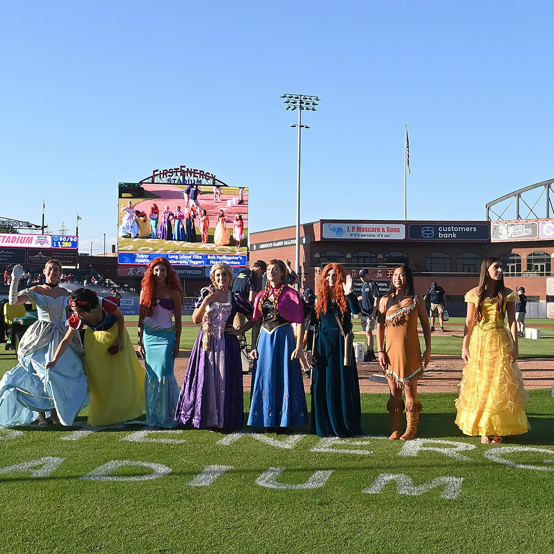 Princess Tribute with Cobranded "Princess" Merchandise Available: Come to the Game Dressed as Your Favorite Princess