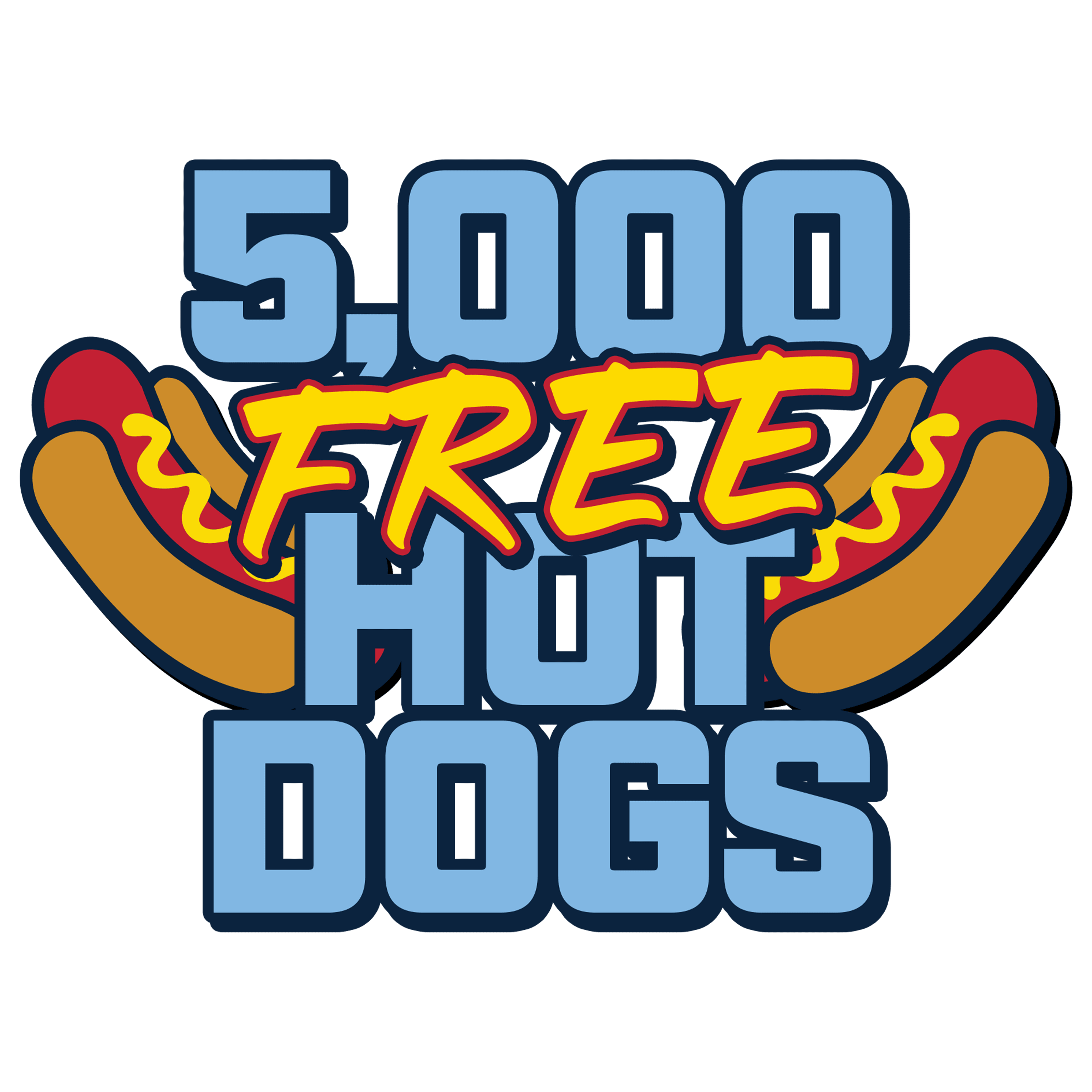 5,000 FREE Hot Dogs Night