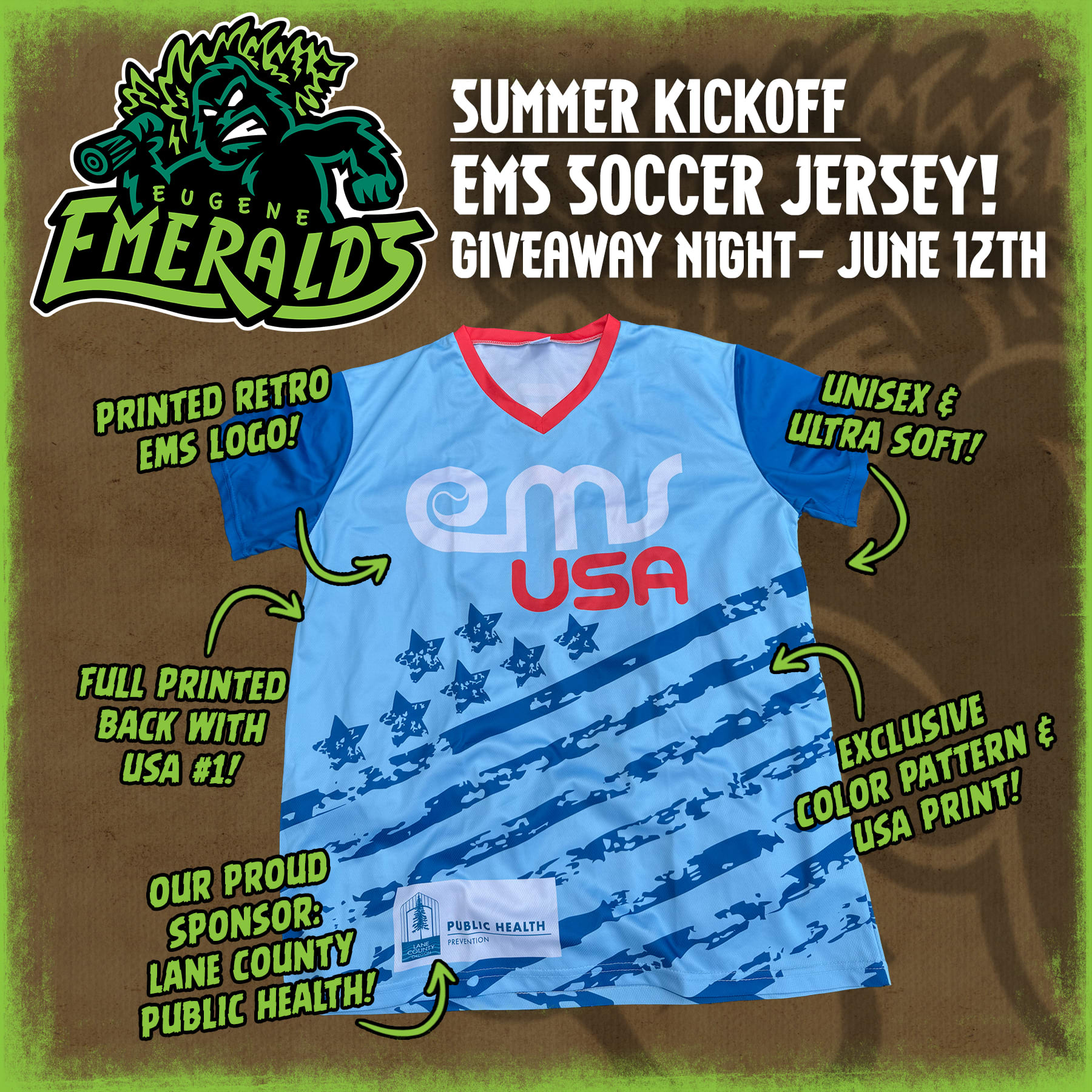 Giveaway Friday - Emeralds USA Soccer Jersey