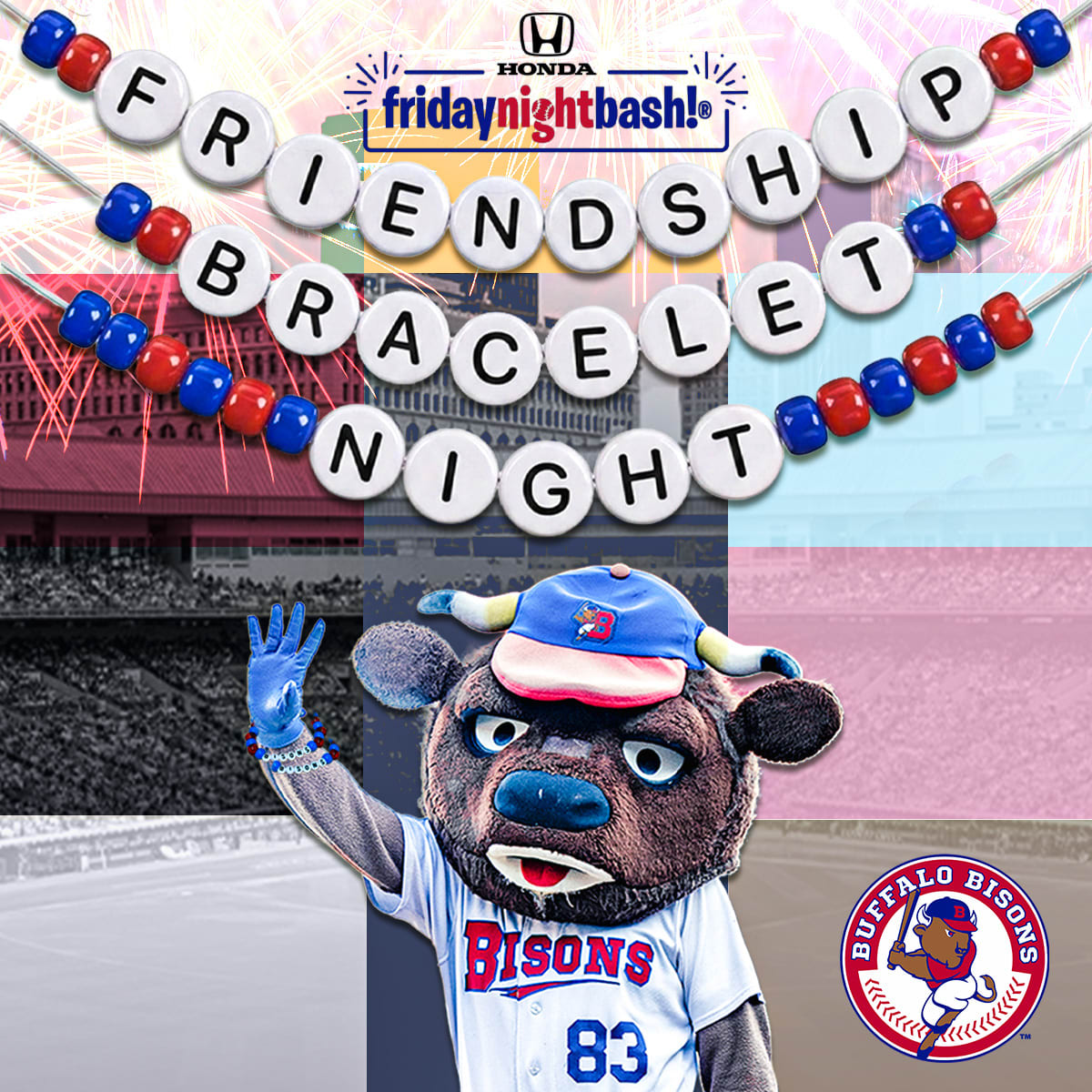 Honda fridaynightbash!®, 'Friendship Bracelet Night' & DJ Swiftie, Fireworks