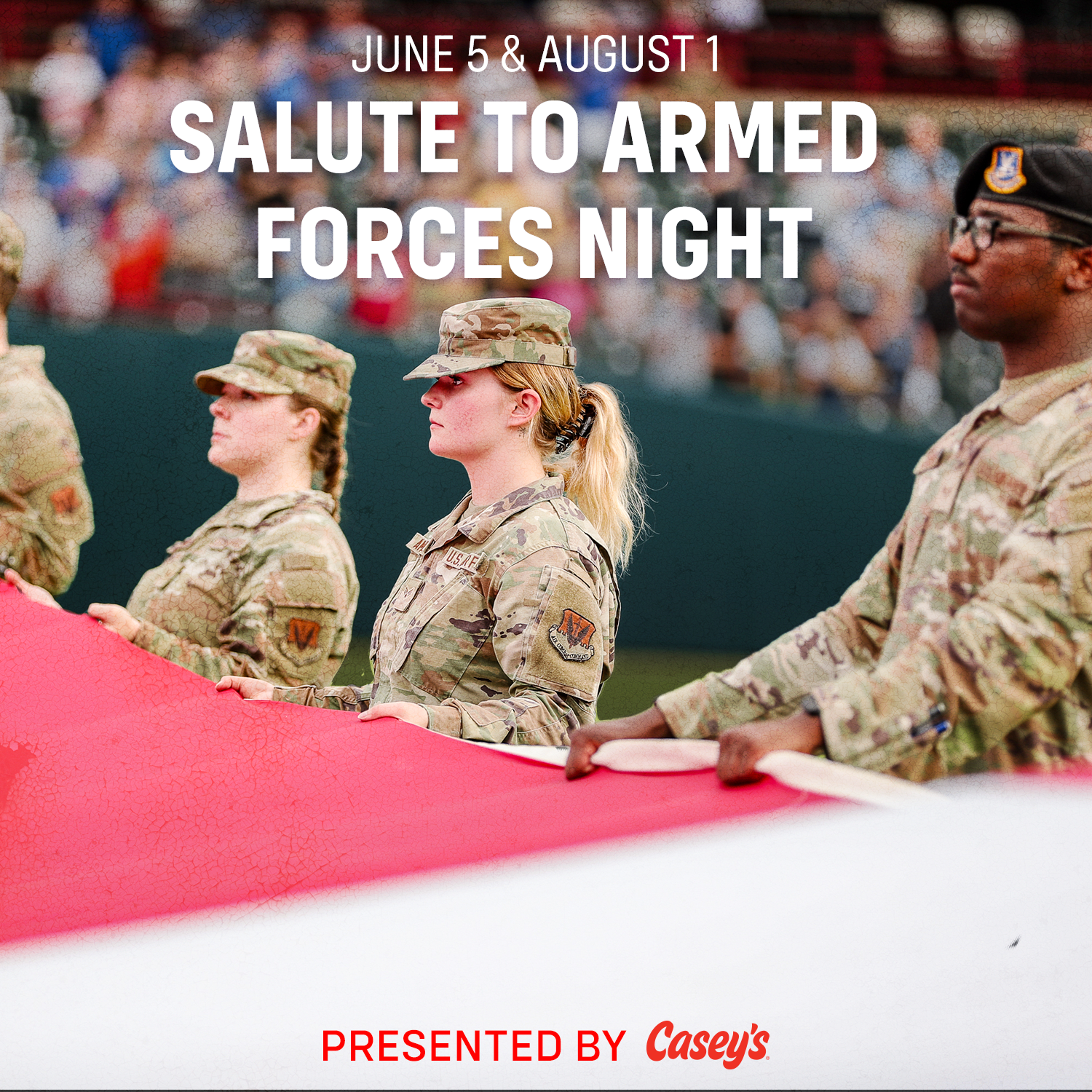 Salute to Armed Forces Night presented by Casey's