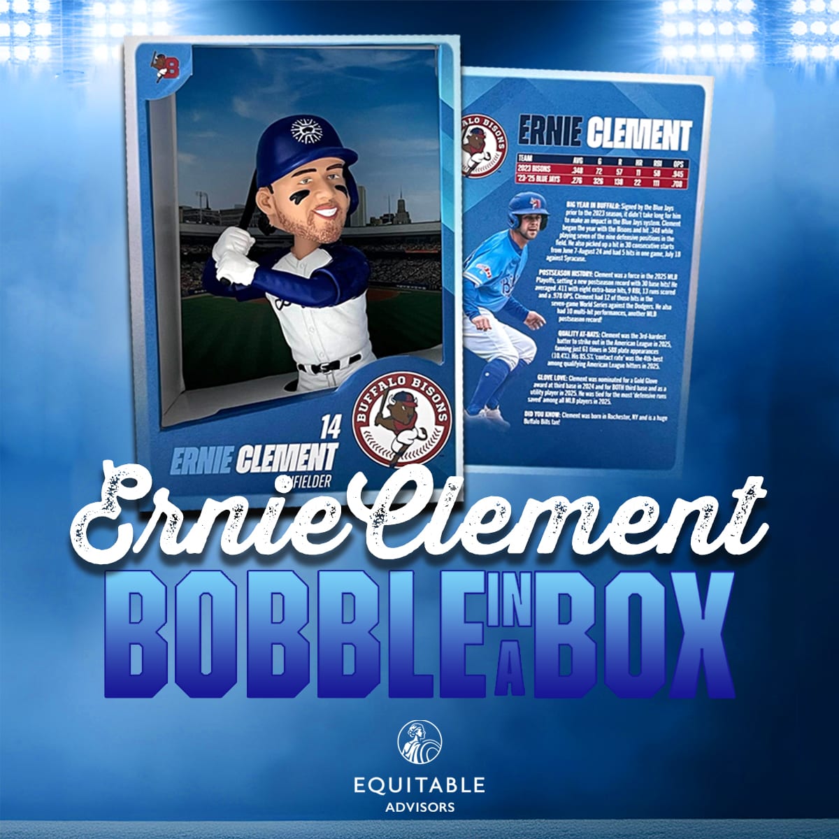 Ernie Clement 'Bobble in a Box' Giveaway