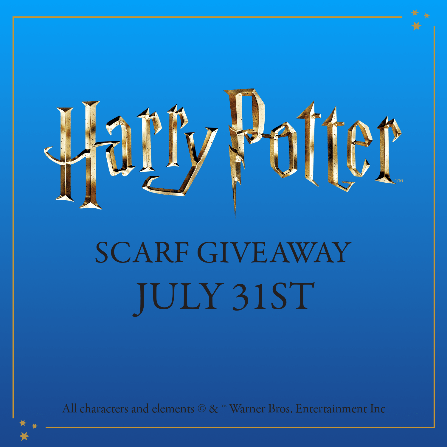 Harry Potter Scarf Giveaway