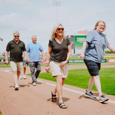 Senior Stroll Around the Bases
