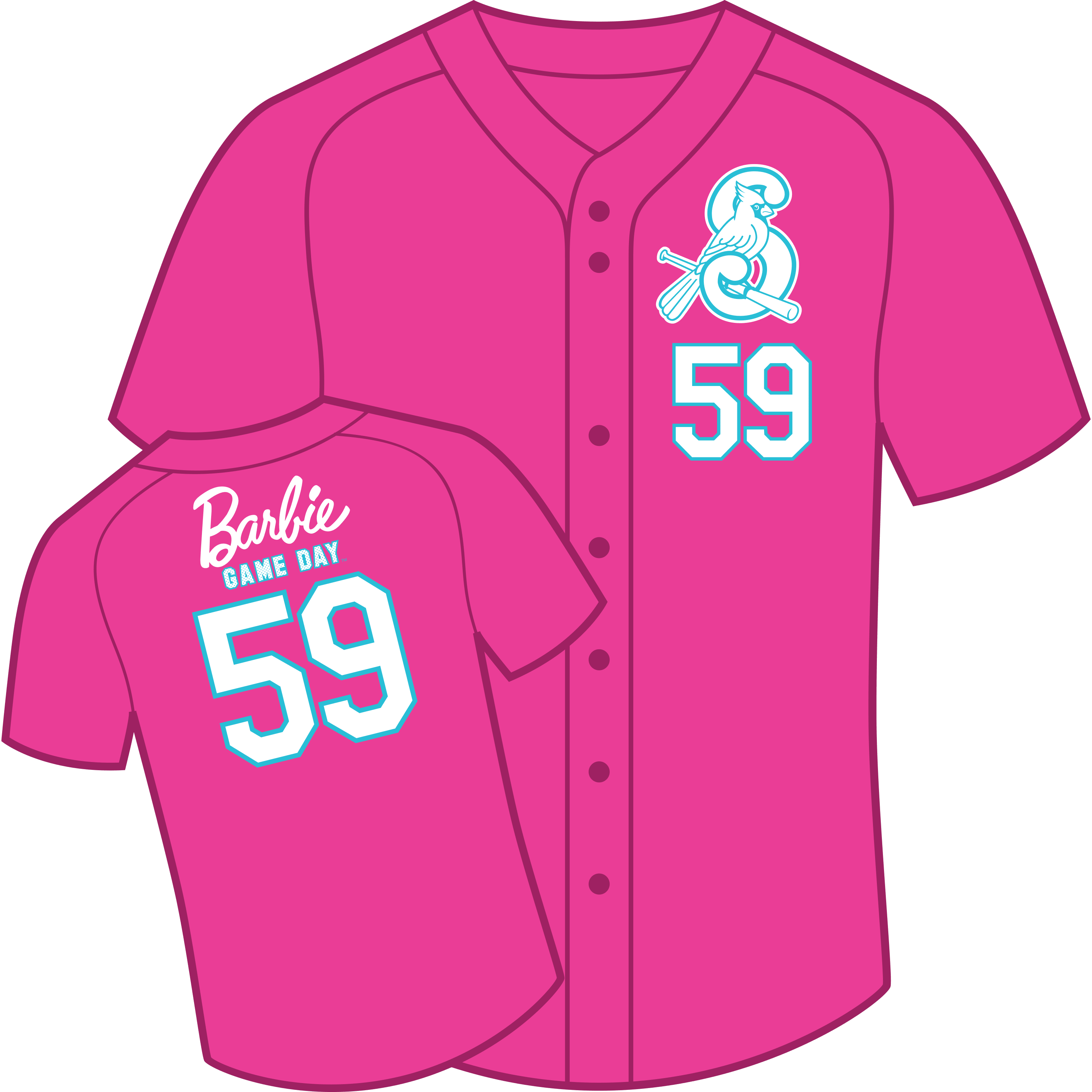 Barbie Game Day Jersey Theme Ticket