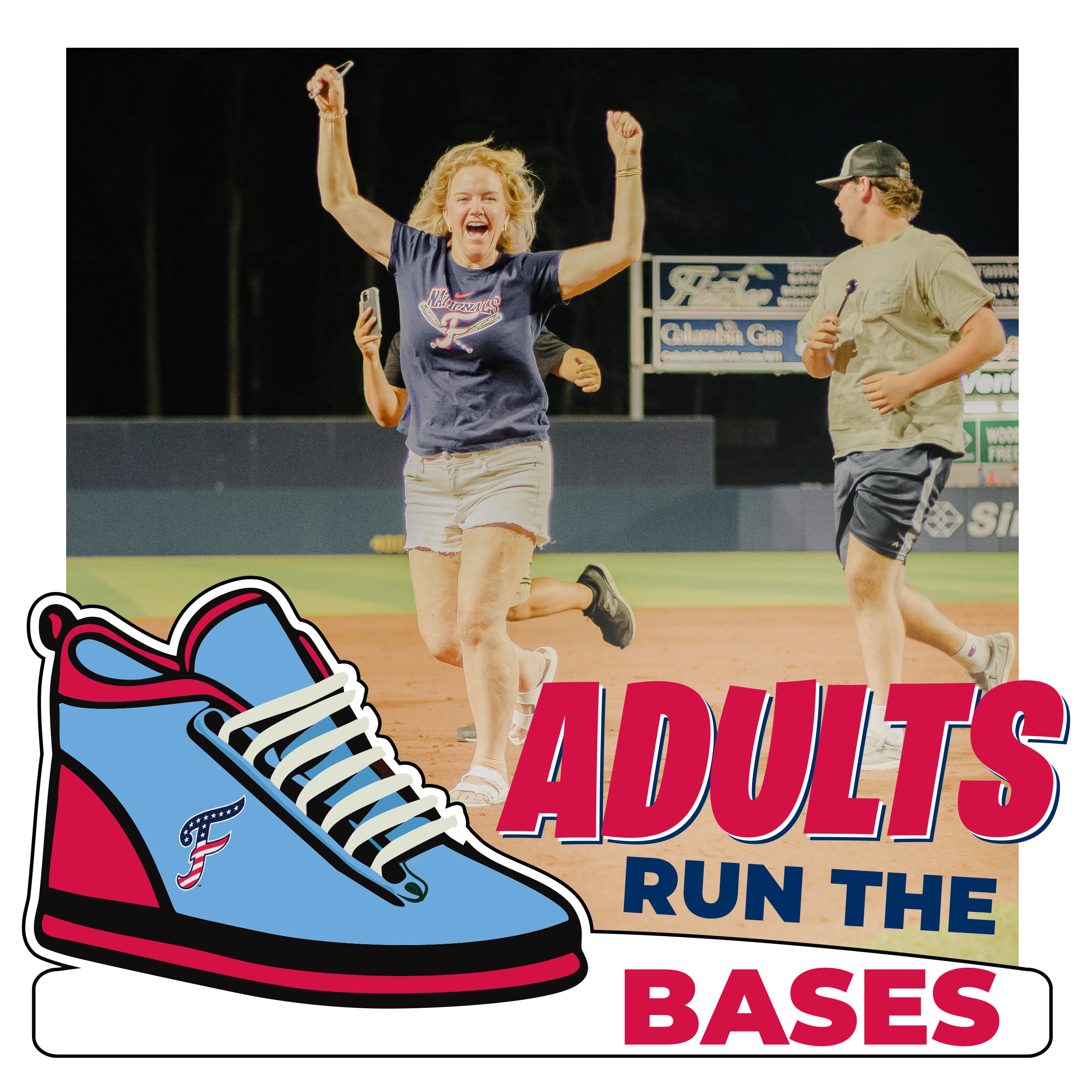 Adults Run the Bases