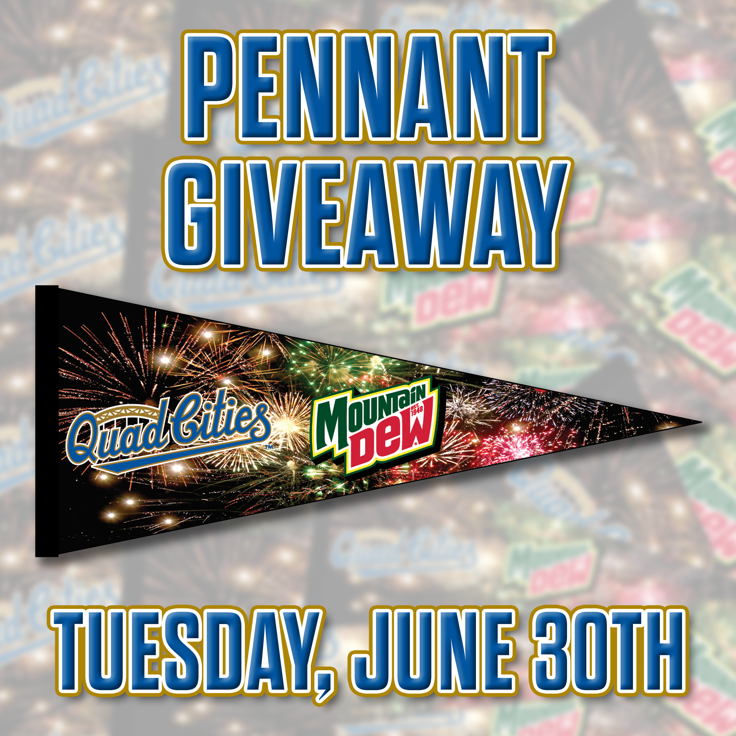 Pennant #7 Giveaway Presented by Pepsi of Davenport