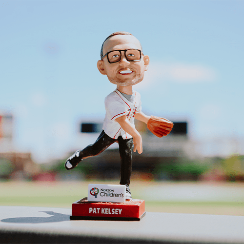 Pat Kelsey Bobblehead Giveaway