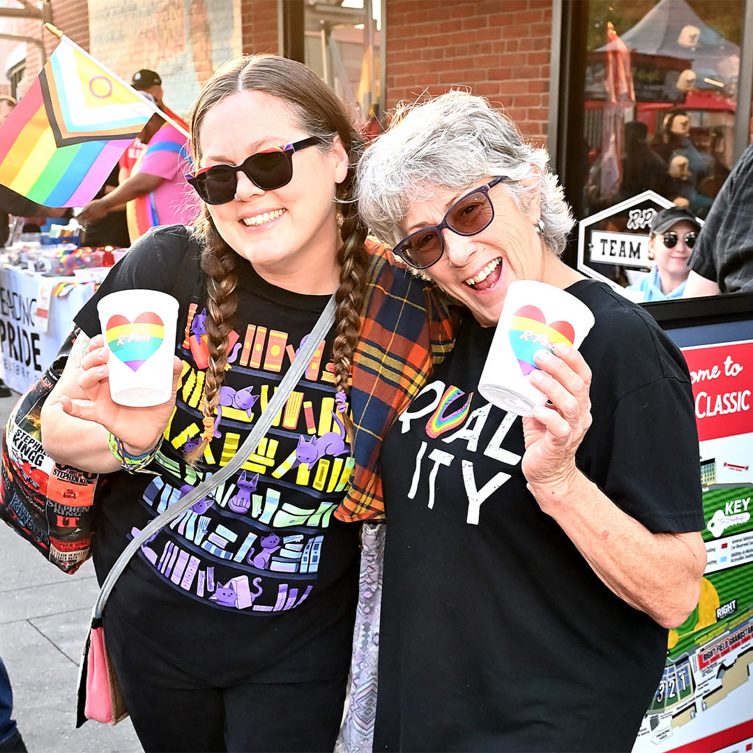 Pride Night R-Phils 32 oz. Cup (F1000) - Kutztown University and LGBTQ+ Resource Center at Kutztown University