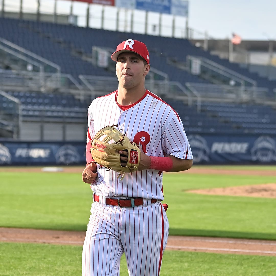 Game Worn Reading Phillies Throwback Jersey Auction / Raffle