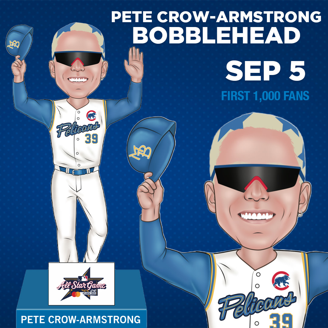 Pete Crow-Armstrong Bobblehead Giveaway
