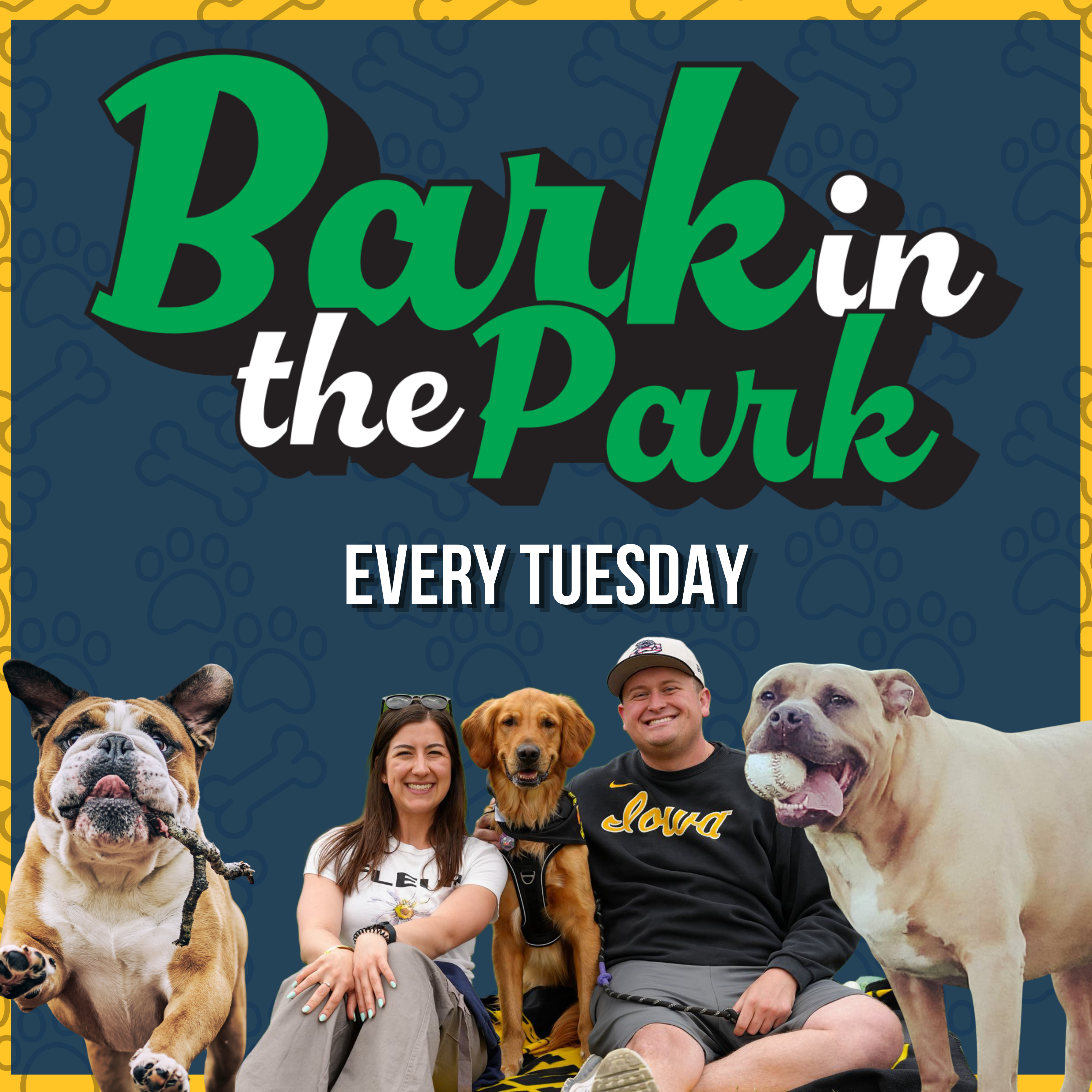 Bark in the Park / 3-1-9 Tuesday - $3 Burgers & Hotdogs, $1 Stadium Popcorn, $1 hard shell tacos at Hacienda stand, $9 Club Section tickets