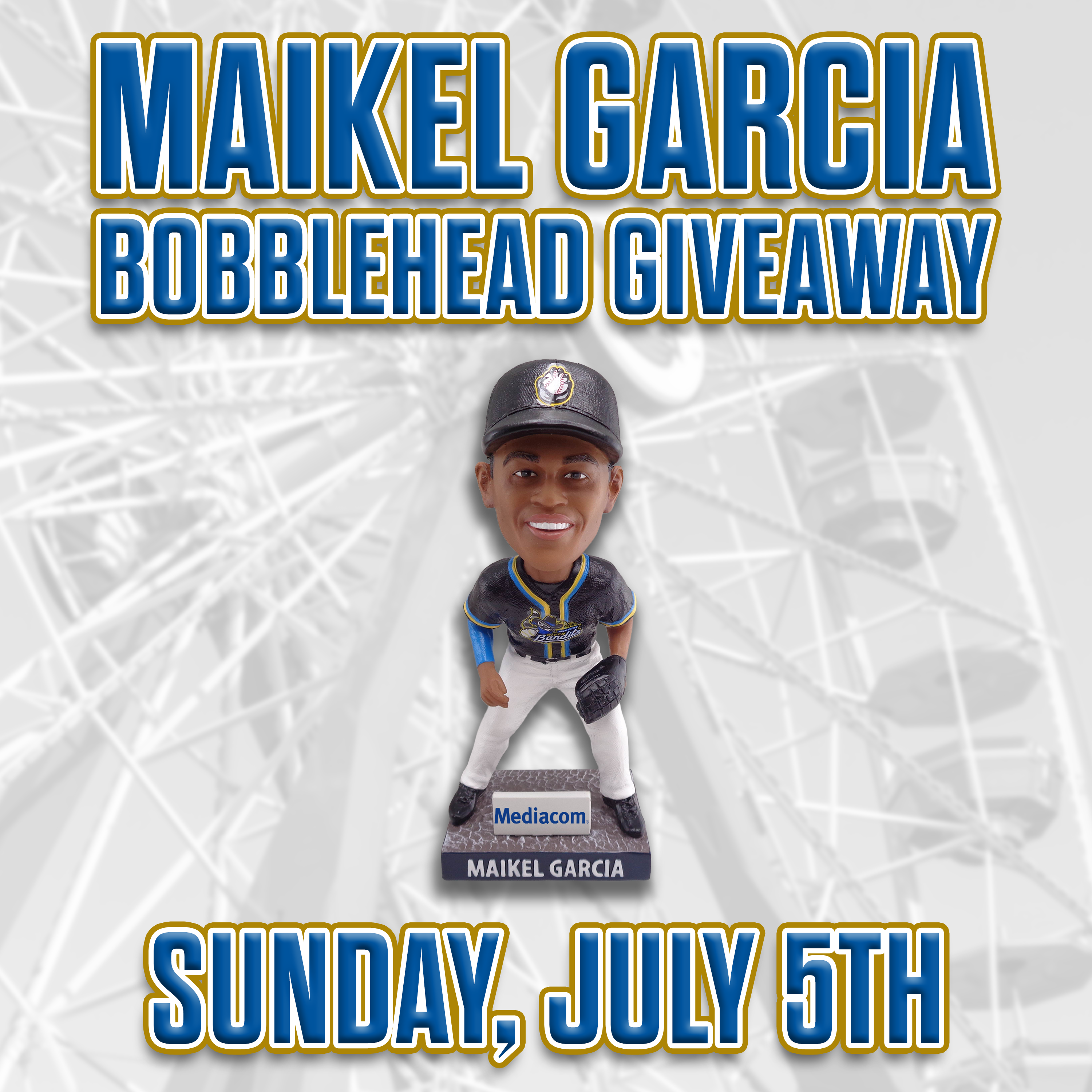 Maikel Garcia Bobblehead Giveaway Presented by Mediacom